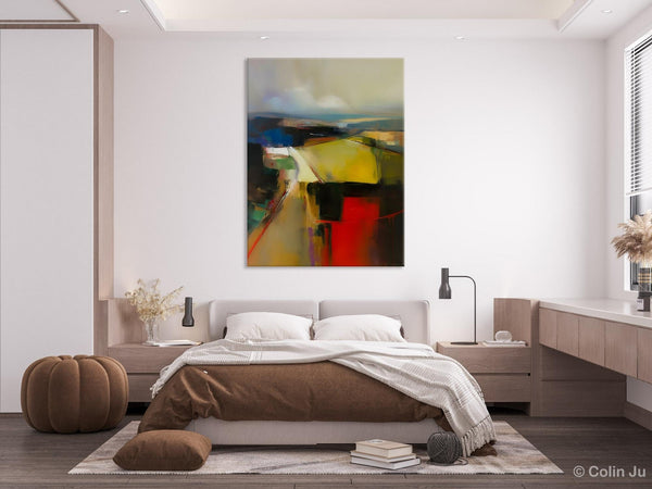 Oversized Abstract Wall Art Paintings, Large Wall Paintings for Bedroom, Contemporary Abstract Paintings on Canvas, Original Abstract Art-Paintingforhome