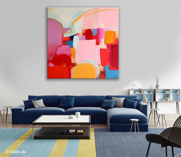 Large Abstract Art for Bedroom, Original Abstract Wall Art, Modern Canvas Paintings, Simple Modern Acrylic Artwork, Contemporary Canvas Art-Paintingforhome