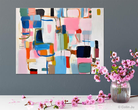 Large Wall Art Ideas for Living Room, Hand Painted Canvas Art, Oversized Canvas Paintings, Original Abstract Art, Contemporary Acrylic Art-Paintingforhome