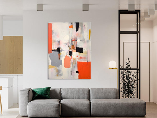 Acrylic Painting on Canvas, Contemporary Painting, Canvas Paintings for Dining Room, Extra Large Modern Wall Art, Original Abstract Painting-Paintingforhome