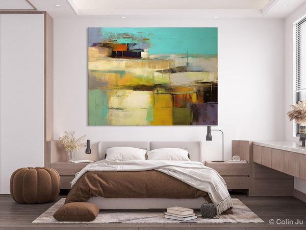 Modern Wall Art Ideas for Bedroom, Extra Large Canvas Painting, Original Abstract Art, Hand Painted Wall Art, Contemporary Acrylic Paintings-Paintingforhome