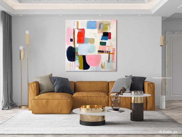 Modern Canvas Paintings, Large Abstract Painting for Bedroom, Original Abstract Wall Art, Modern Acrylic Artwork, Contemporary Canvas Art-Paintingforhome