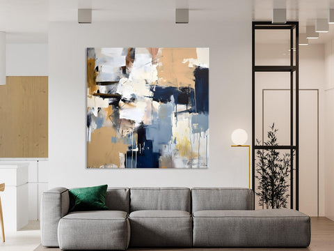 Large Wall Art for Bedroom, Abstract Modern Acrylic Art, Canvas Paintings for Sale, Modern Original Abstract Art, Contemporary Canvas Art-Paintingforhome