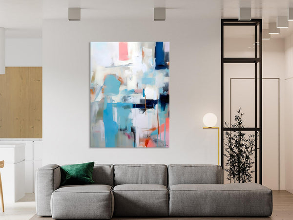 Contemporary Painting, Canvas Paintings for Dining Room, Acrylic Painting on Canvas, Extra Large Modern Wall Art, Original Abstract Painting-Paintingforhome