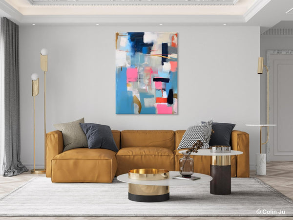 Modern Wall Art Paintings, Canvas Paintings for Bedroom, Contemporary Acrylic Painting on Canvas, Large Original Art, Buy Wall Art Online-Paintingforhome