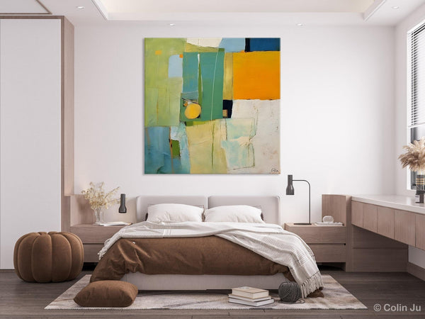Original Modern Wall Paintings, Contemporary Canvas Art, Abstract Painting for Bedroom, Modern Acrylic Artwork, Heavy Texture Canavas Art-Paintingforhome