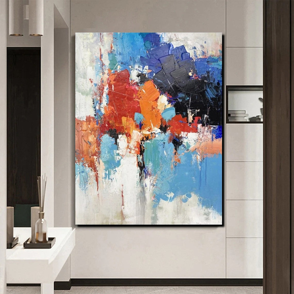 Modern Canvas Painting, Living Room Wall Art Ideas, Buy Abstract Art O ...