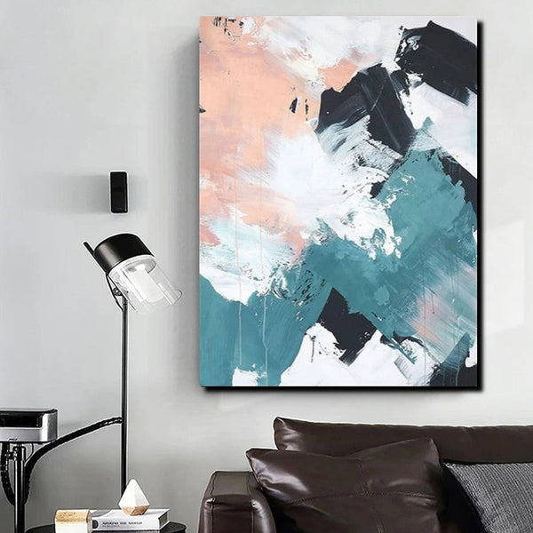 Contemporary Abstract Art, Bedroom Canvas Art Ideas, Large Painting for Sale, Buy Large Paintings Online, Simple Modern Art-Paintingforhome