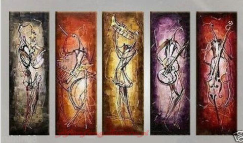 Saxophone Player Painting, Modern Paintings for Living Room, Music Paintings, Extra Large Canvas Painting on Canvas-Paintingforhome