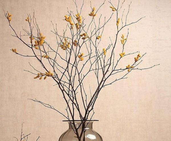 Myrtle Twigs, Handmade Artificial Flower, Natural Decorations, Flower Arrangement-Paintingforhome