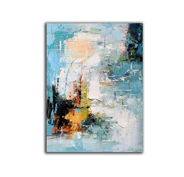 Extra Large Acrylic Painting, Modern Contemporary Abstract Artwork, Simple Modern Art, Living Room Wall Art Painting, Palette Knife Paintings-Paintingforhome